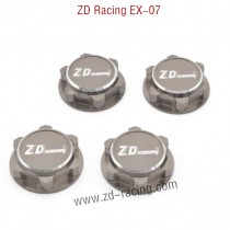 ZD Racing EX07 Parts Wheel Nut CNC 8556 grey