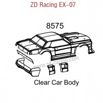 ZD Racing EX07 Parts Clear Car Body 8575