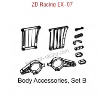 ZD Racing EX07 Parts Body Accessories Set 8579