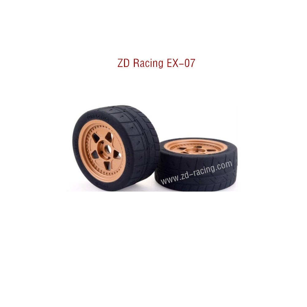 ZD Racing EX07 Parts Wheel Tire Set 8585