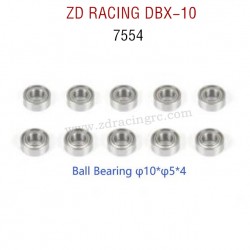 ZD RACING DBX-10 RC Car Original Parts 7554 Ball Bearing φ10xφ5x4