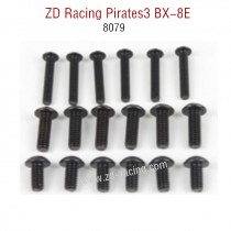 ZD Racing Pirates3 BX-8E 08421 Parts button head screw set 8079