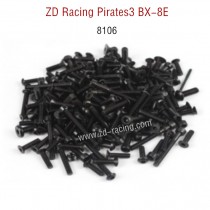 ZD Racing Pirates3 BX-8E 08421 Parts all Machine screw 8106