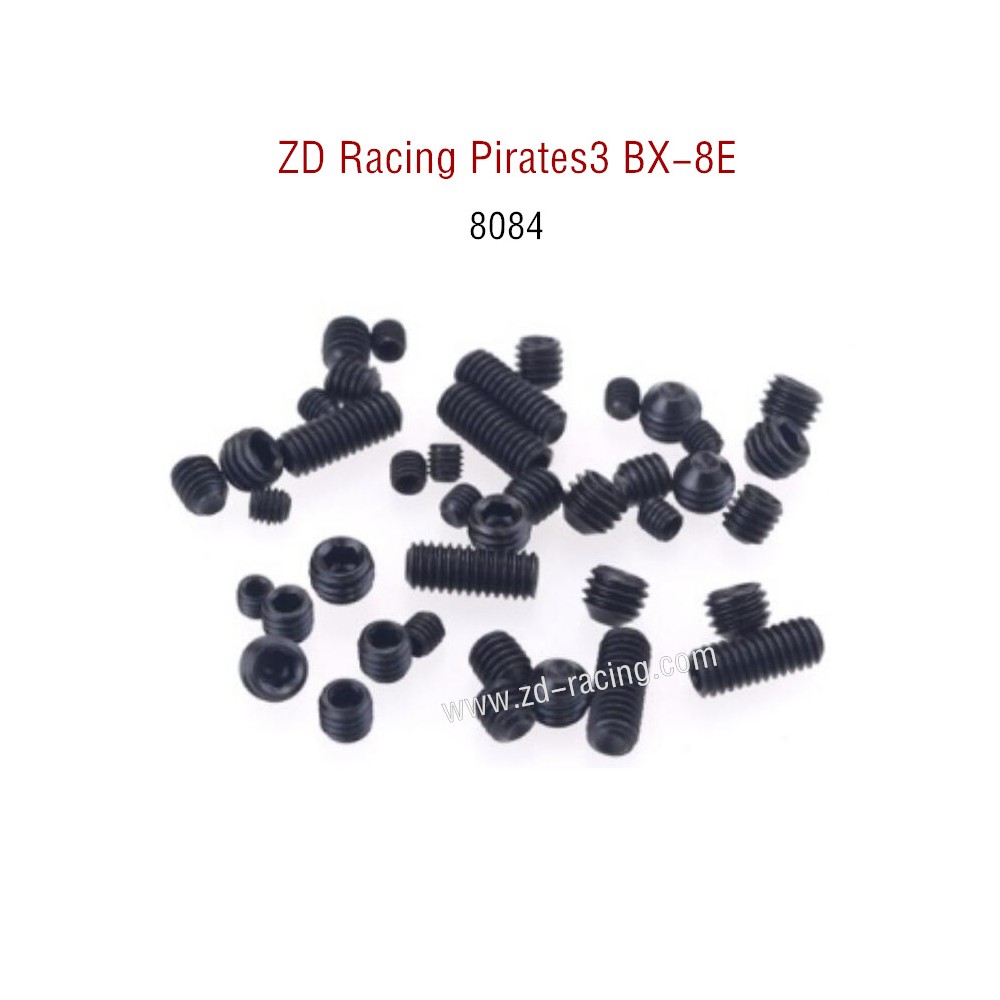 ZD Racing Pirates3 BX-8E 08421 Parts Machine screw 8084