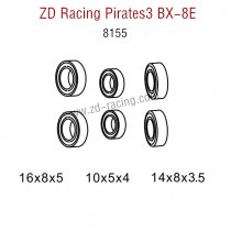 ZD Racing Pirates3 BX-8E 08421 Parts Bearing 8155