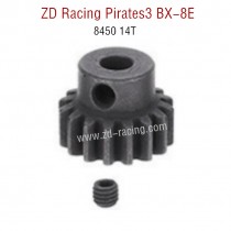 ZD Racing Pirates3 BX-8E 08421 Parts 14T Motor gears 8450