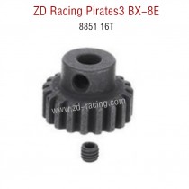 ZD Racing Pirates3 BX-8E 08421 Parts 16T Motor gears 8851