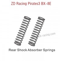 ZD Racing Pirates3 BX-8E 08421 Parts Rear Shock Absorber Springs 8004