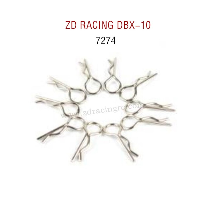 ZD RACING DBX-10 RC Car Original Parts 7274 R Pin set