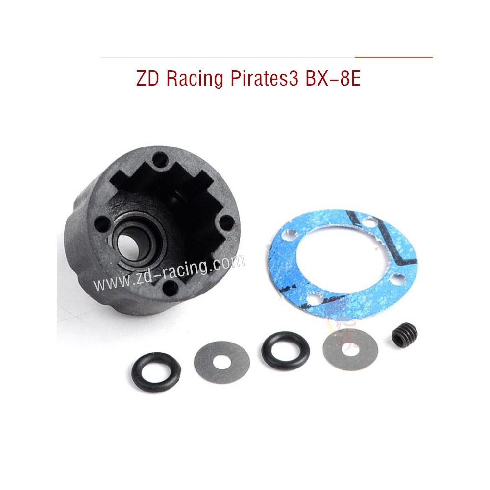 ZD Racing Pirates3 BX-8E 08421 Parts Differential Case 8010