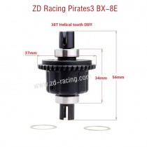 ZD Racing Pirates3 BX-8E 08421 Parts Differential CNC 8008 size