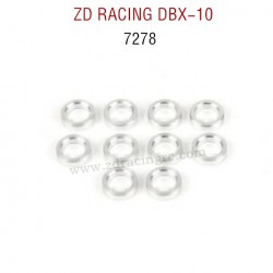 ZD RACING DBX-10 RC Car Original Parts 7278 Rear Wheel Shaft Washers