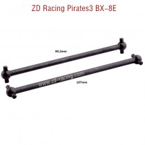 ZD Racing Pirates3 BX-8E 08421 Parts Horizontal Drive Shaft Rear 8229 size