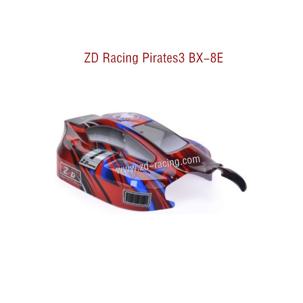 ZD Racing Pirates3 BX-8E 08421 Parts PVC body 8279