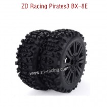 ZD Racing Pirates3 BX-8E 08421 Parts Pre-glued tires 8490