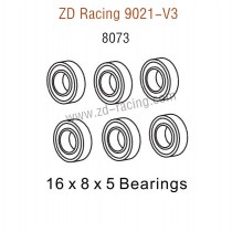 ZD Racing 9021-V3 Parts Bearings 16X8X5 8073