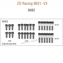 ZD Racing 9021-V3 Parts Cap Screw set 8082