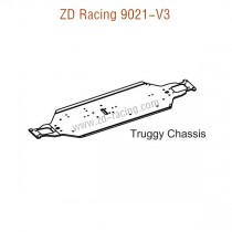 ZD Racing 9021-V3 Parts Truggy Chassis 8264