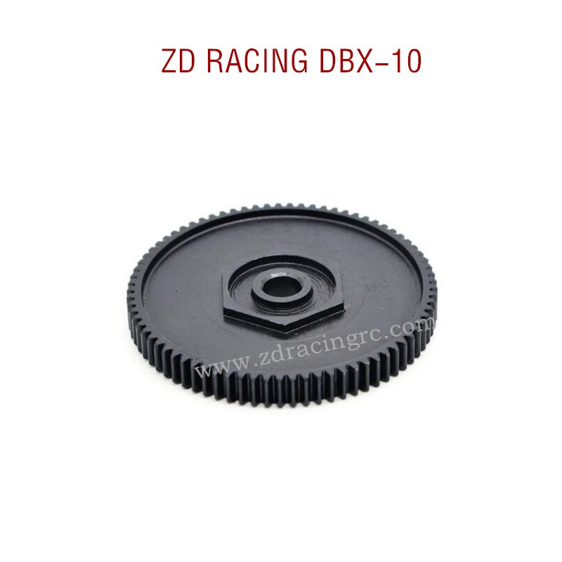 ZD RACING DBX-10 RC Car Original Parts Steel reduction gear 77T 7511