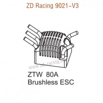 ZD Racing 9021-V3 Parts 80A Brushless ESC 8268