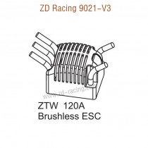 ZD Racing 9021-V3 Upgrade Parts 120A Brushless ESC 8272