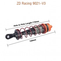 ZD Racing 9021-V3 Parts Front Shock Absorbers size