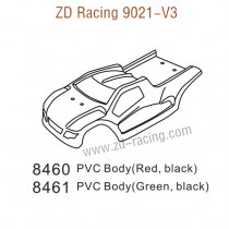 ZD Racing 9021-V3 Parts PVC Car Body 8460 8461