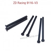 ZD Racing 9116-V3 Parts Monster Truck Parts Pins for Upper Suspension Arms and C-mount Rear Hub Carrier 8055