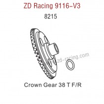 ZD Racing 9116-V3 Parts Monster Truck Parts Crown Gear 38T front or Read 8215