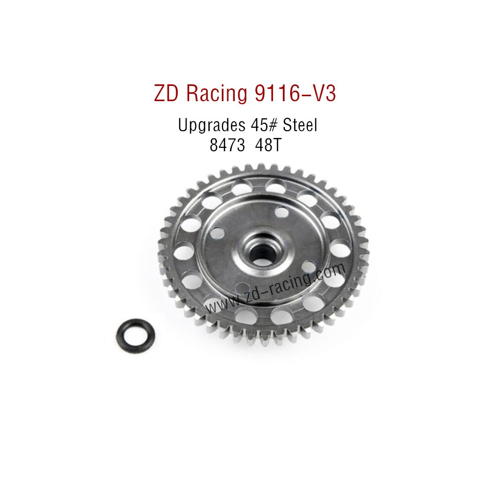 ZD Racing 9116-V3 Upgrade Parts Steel Spur Gear 48T 8473