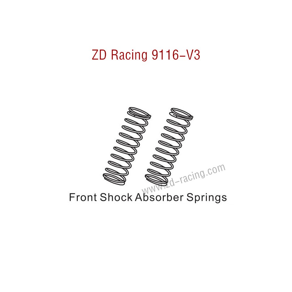 ZD Racing 9116-V3 Parts Front Shock Absorbers Springs 8003