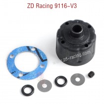 ZD Racing 9116-V3 Parts Monster Truck Parts Differential Case 8010