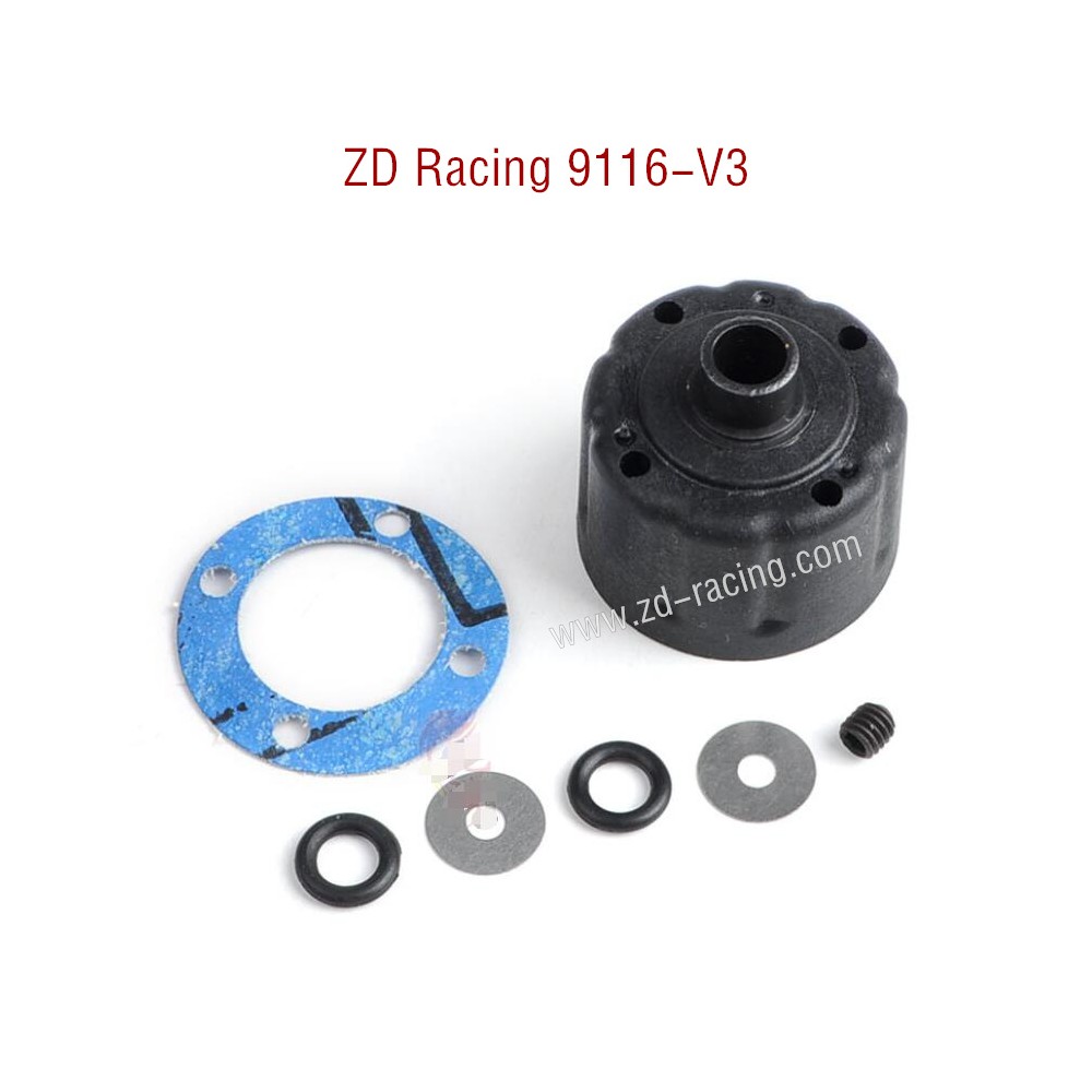 ZD Racing 9116-V3 Parts Monster Truck Parts Differential Case 8010