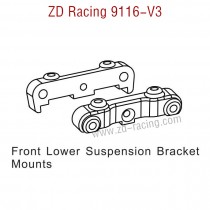 ZD Racing 9116-V3 Parts Front Lower Suspension Bracket Mounts 9138