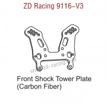 ZD Racing 9116-V3 Parts Front Shock Tower Plate Carbon Fiber 8240