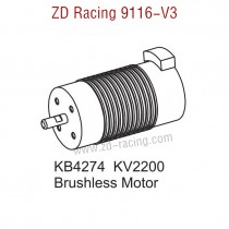 ZD Racing 9116-V3 Upgrade Parts KB4274 KV2200 Brushless Motor 8297