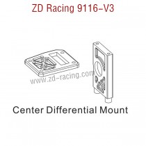 ZD Racing 9116-V3 Parts Center Differential Mount 8428