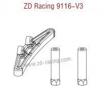 ZD Racing 9116-V3 Parts Rear Upper Plate 8443