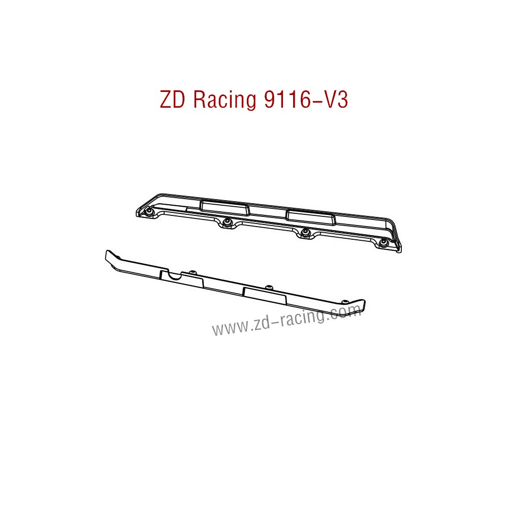 ZD Racing 9116-V3 Parts Side Plates 8454