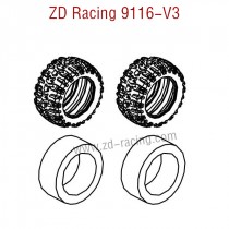 ZD Racing 9116-V3 Parts Tires and Wheels 8476