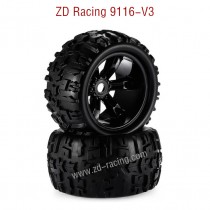 ZD Racing 9116-V3 Parts Pre-Glued Tire 9477