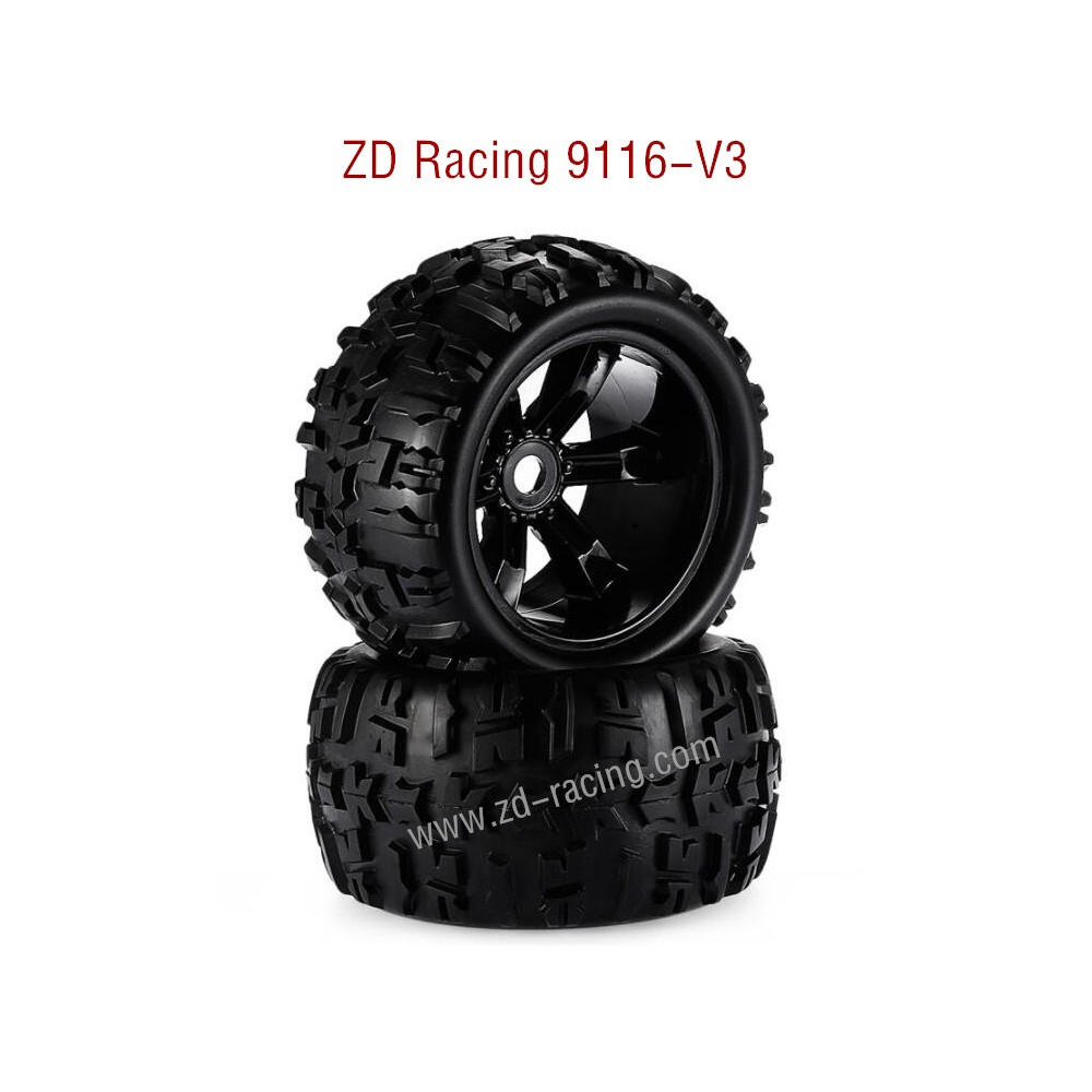 ZD Racing 9116-V3 Parts Pre-Glued Tire 9477