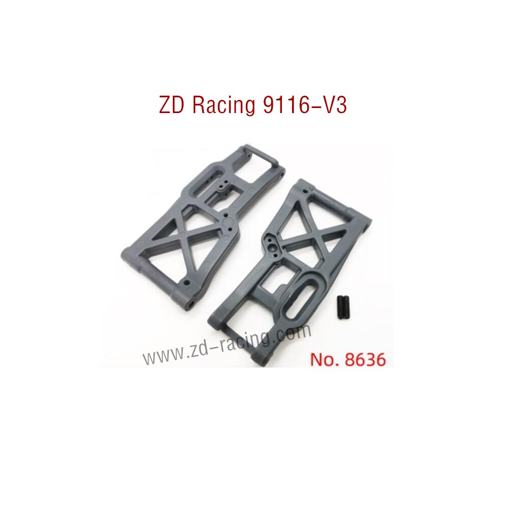 ZD Racing 9116-V3 Parts Reinforced version Rear lower Swing Arm 8636