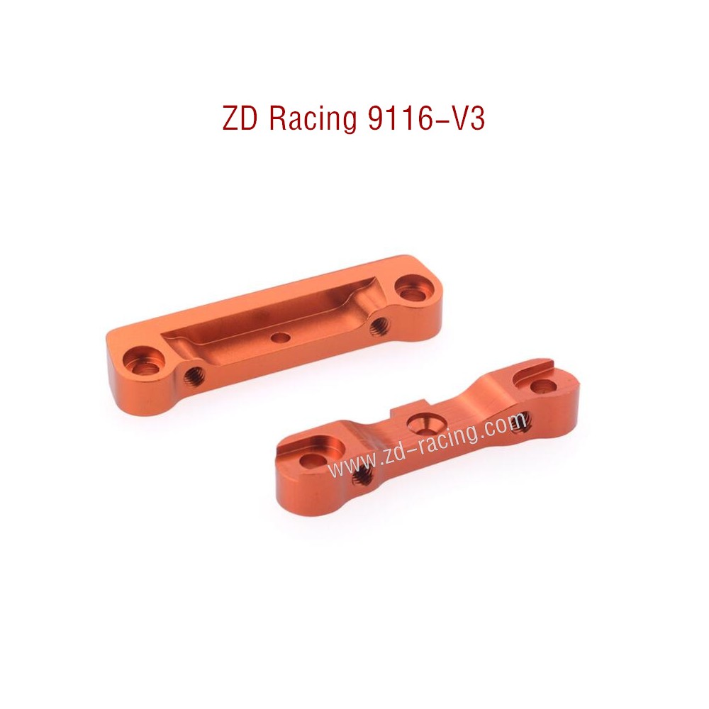 ZD Racing 9116-V3 Upgrade Parts Rear Lower Suspension Bracket Mounts CNC 8045 orange