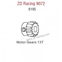 ZD Racing 9072 BX-8 Parts Motor Gears 13T 8195