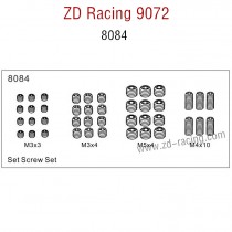 ZD Racing 9072 BX-8 Parts Set Screw 8084