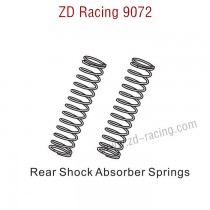 ZD Racing 9072 BX-8 Parts Rear Shock Absorbers Springs 8004