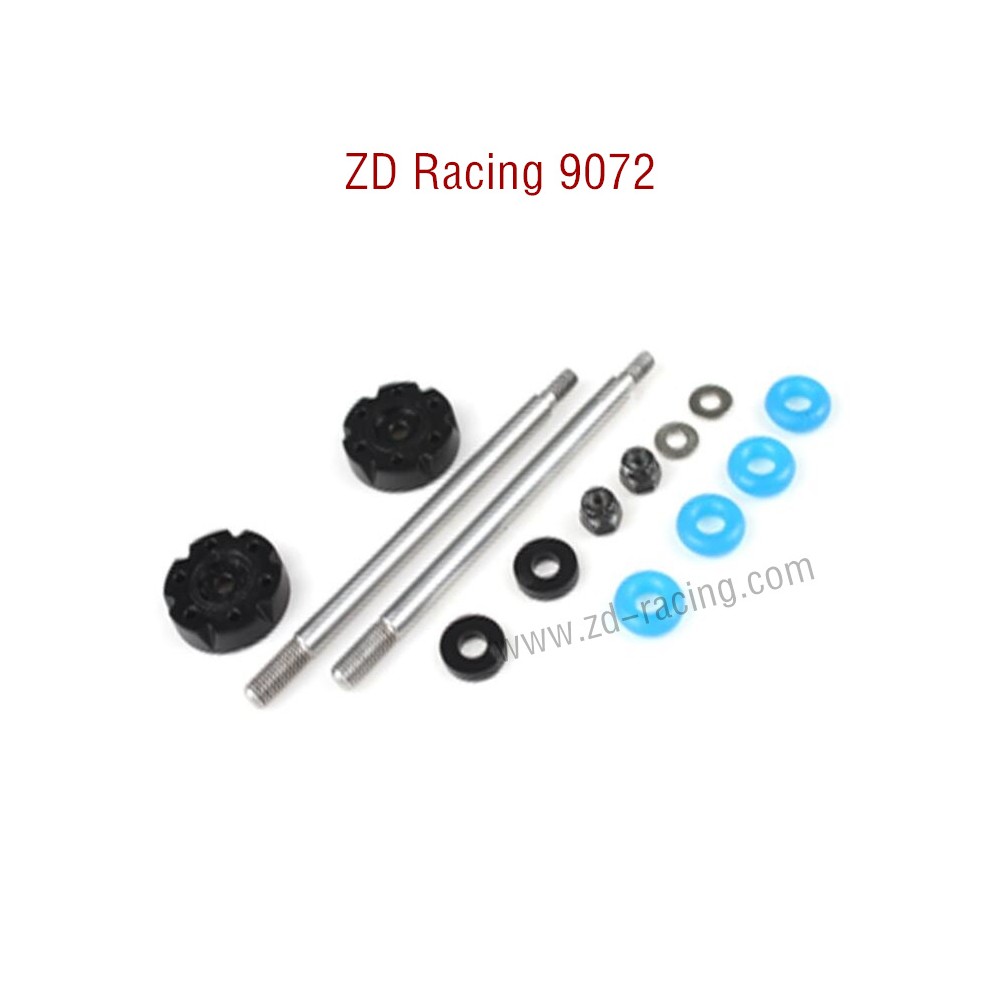 ZD Racing 9072 BX-8 Parts Rear Shock Absorber Shafts 8006