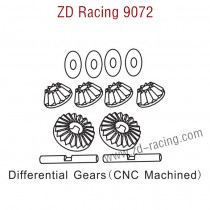 ZD Racing 9072 BX-8 Parts Differential Gears CNC Machined 8013