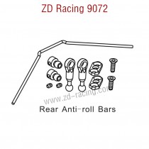 ZD Racing 9072 BX-8 Parts Rear Anti-Roll Bars 8043